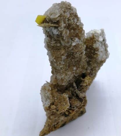 Wulfénite et Calcite, the 79 Mine, Chilito, Arizona, USA.