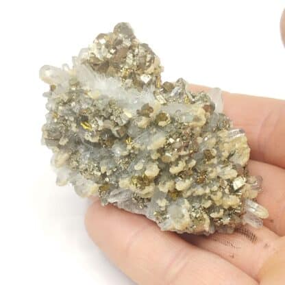 Pyrite, Quartz & Dolomite, Madan, Bulgarie.