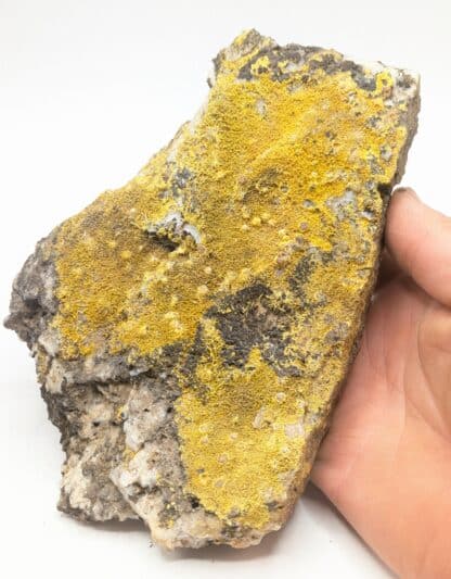 Mimétite, Dry Gill, Cumbria, Angleterre, Royaume-Uni.