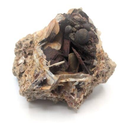 Romanèchite & Baryte, Romanèche-Thorins, Saône-et-Loire.